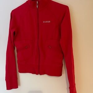 Guess Vibrant Red Activewear Jacket